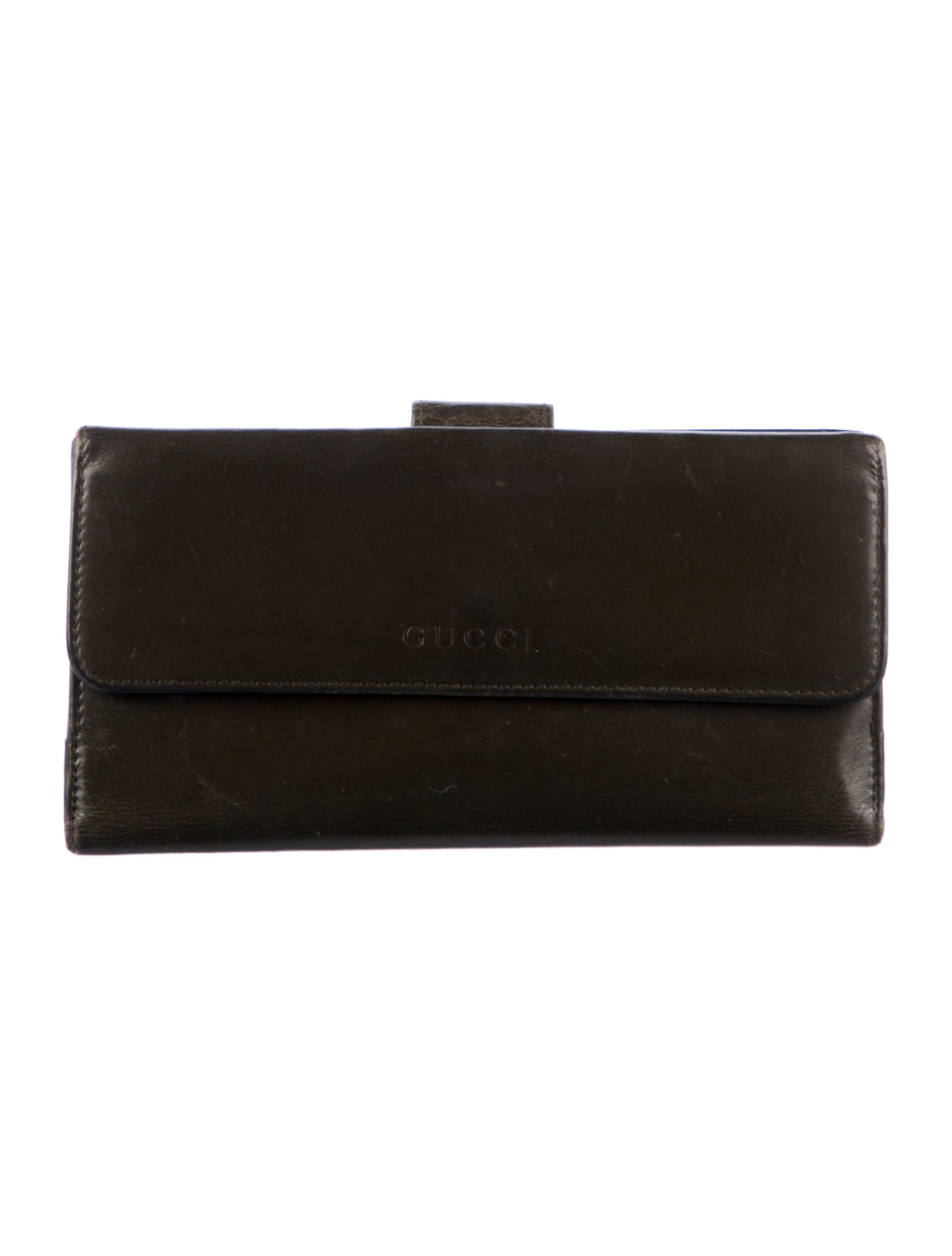 Gucci Compact Flap GG Canvas Wallet